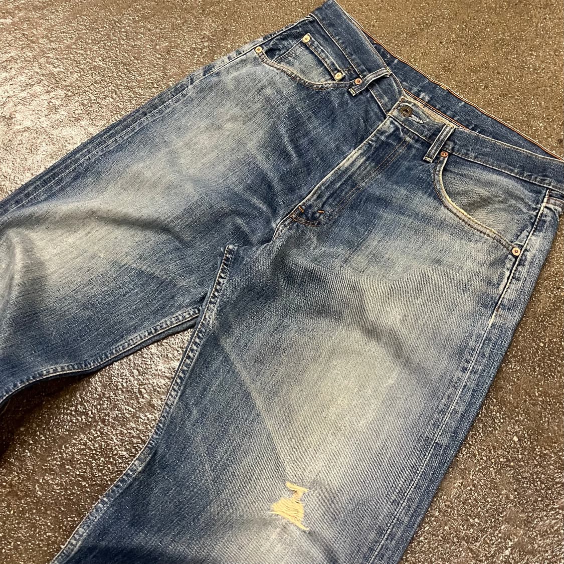 00s Levis504 루즈핏 데님 팬츠 (33”) 상품이미지5