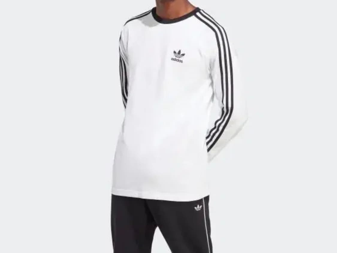 아디다스 오리지널 3선 롱슬리브 M 화이트 상품이미지2