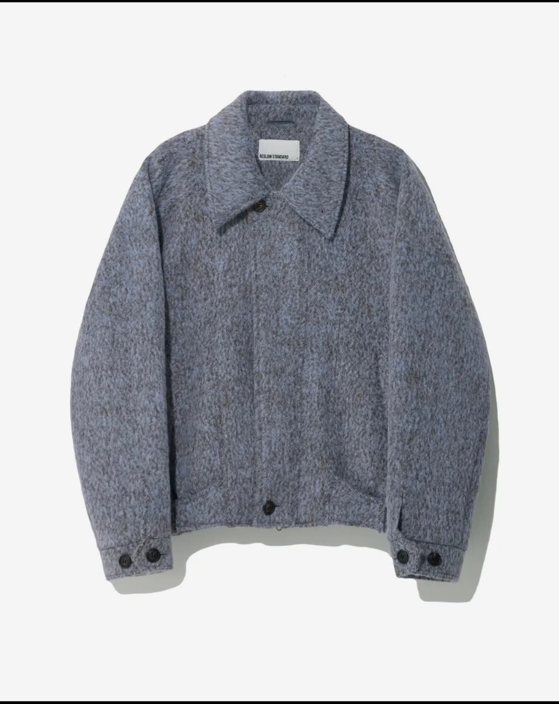 비슬로우 루즈핏 드리즐러 자켓 스카이 상품이미지3