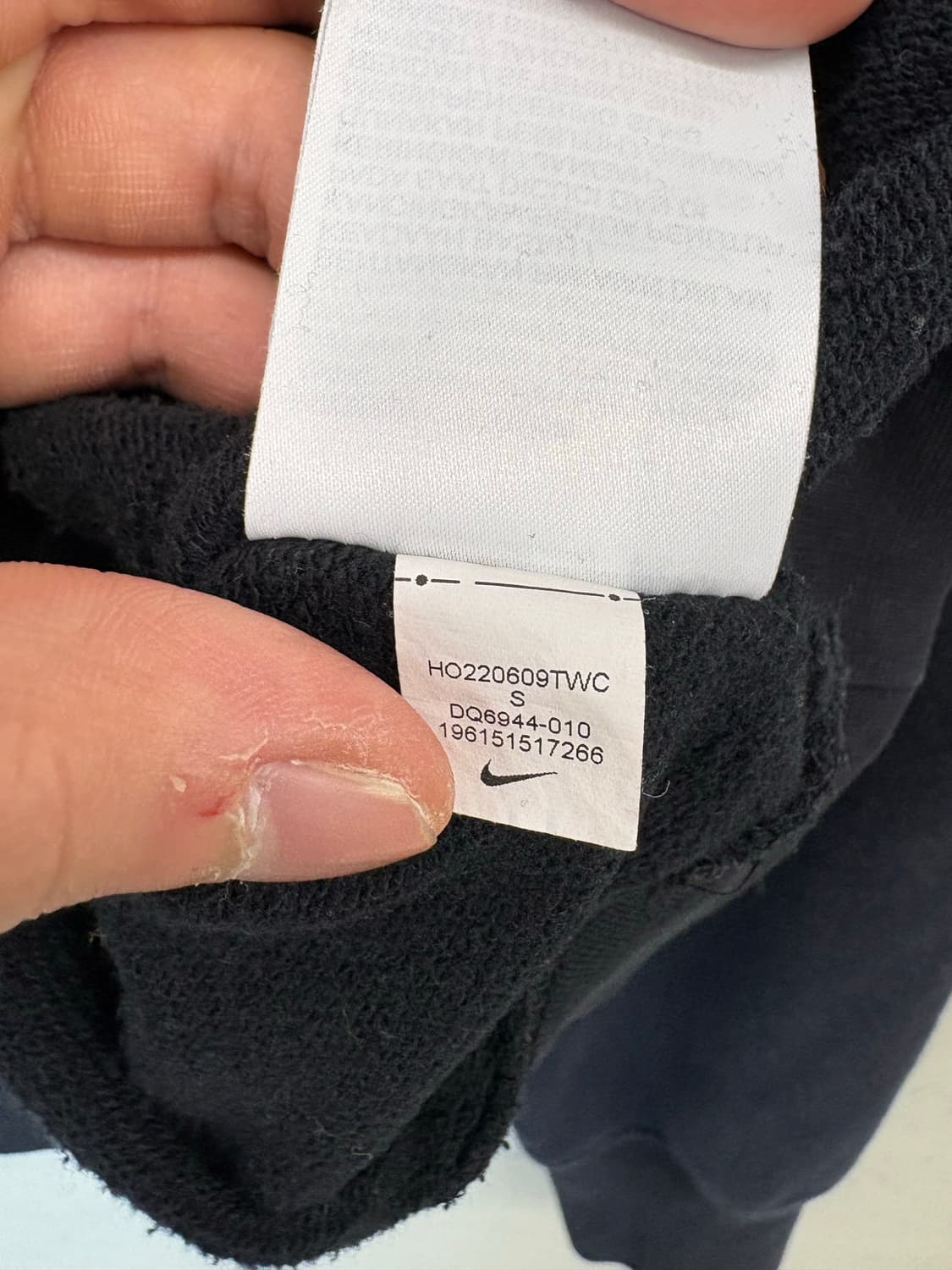 나이키 NSW 팀 플리스 하프집 크롭탑 상품이미지8