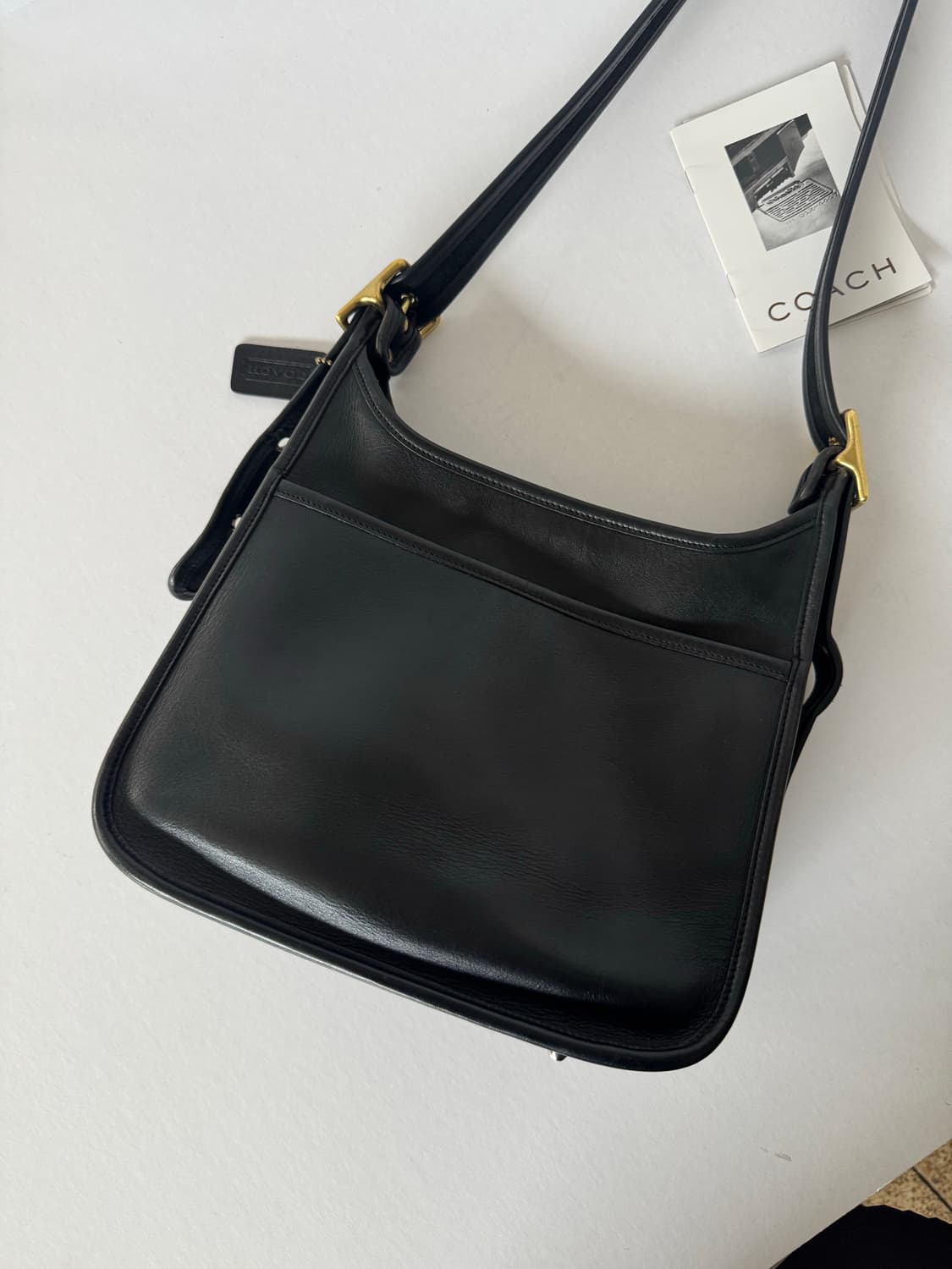 OLD COACH 코치 에르고 레더 숄더백 상품이미지2