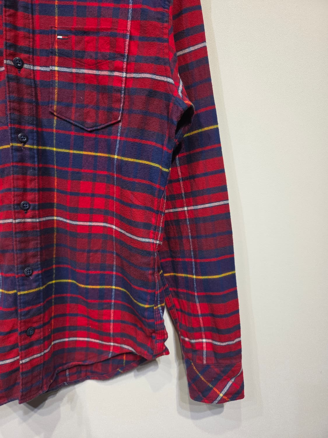 타미힐피거 데님 체크 겨울 긴팔 셔츠 상품이미지5