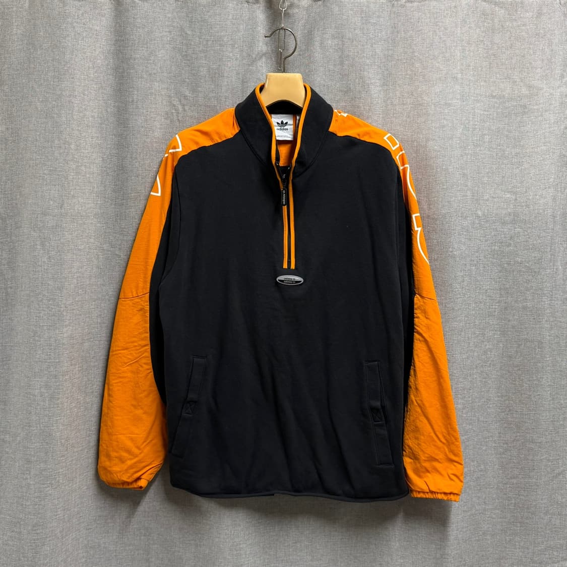 [L] 아디다스 오리지널스 아노락 루즈핏 반집업 맨투맨 상품이미지2