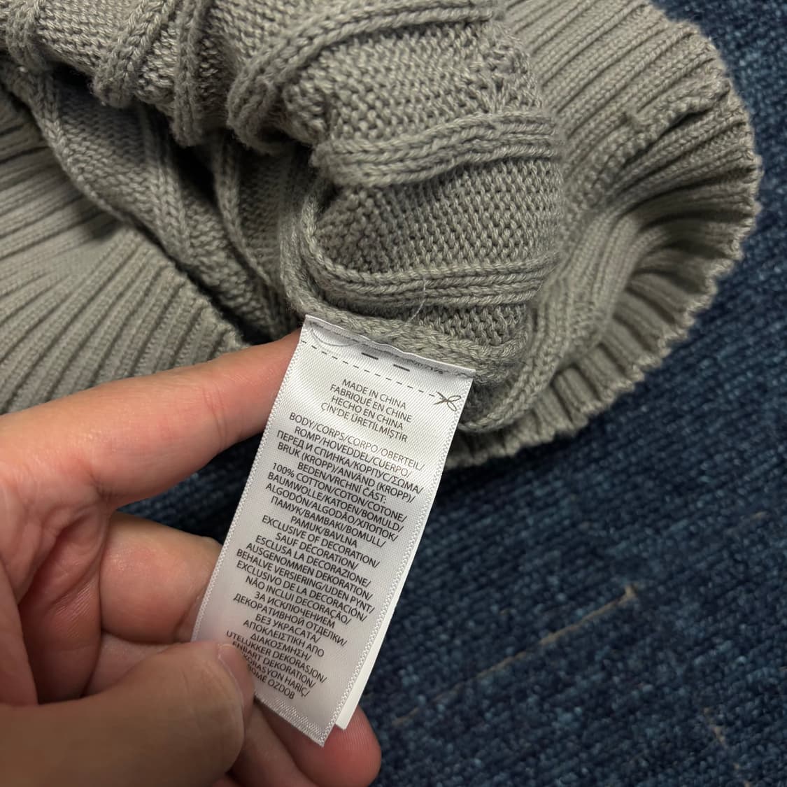 폴로 랄프로렌 꽈배기 니트 상품이미지7