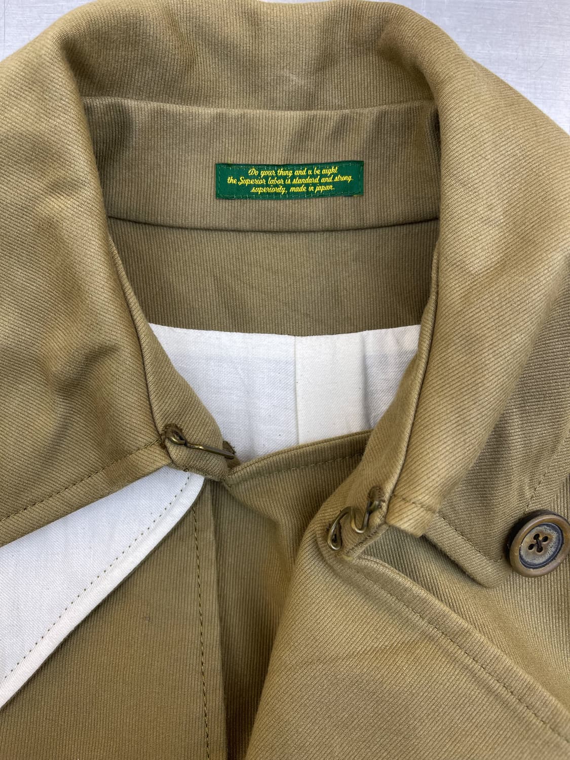 더 슈페리어 레이버 스페인군 트렌치 코트 상품이미지5