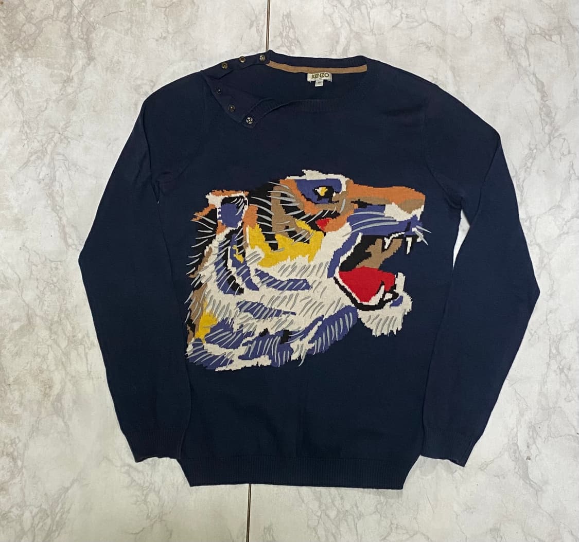 겐조 타이거 자수 니트 사이즈 95 상품이미지1