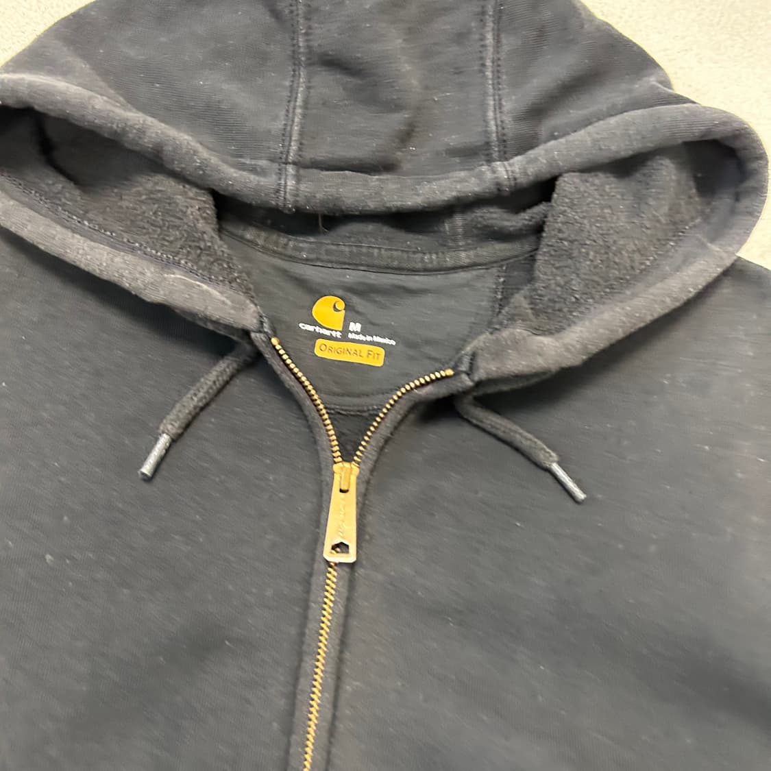 Carhartt Black Hoodie Zip-up 상품이미지6