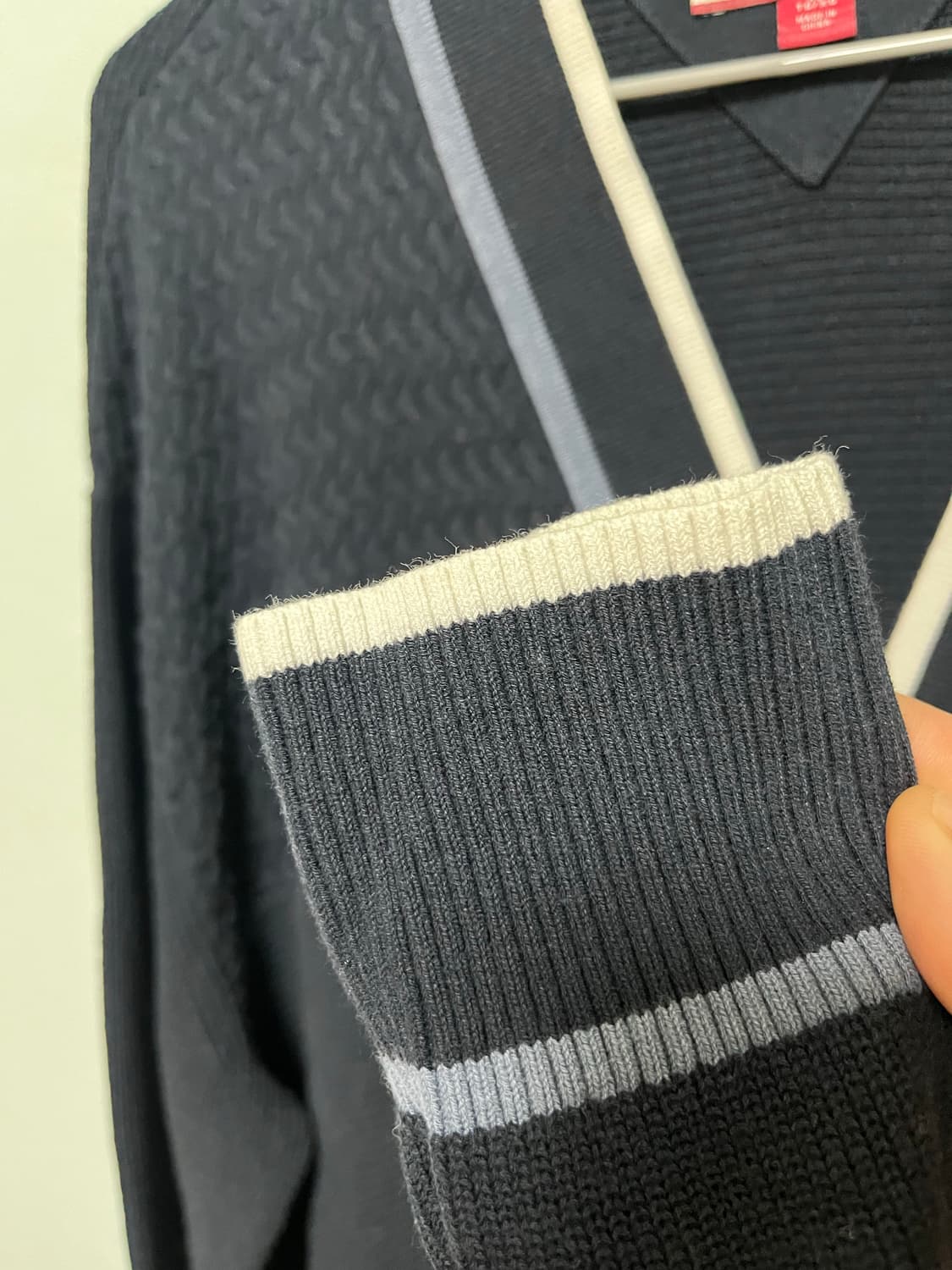 타미진스 네이비 가디건 니트 상품이미지4