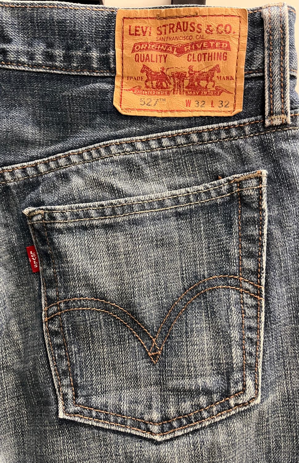 리바이스 527 로우 부츠컷 데님 W32 L32 상품이미지4