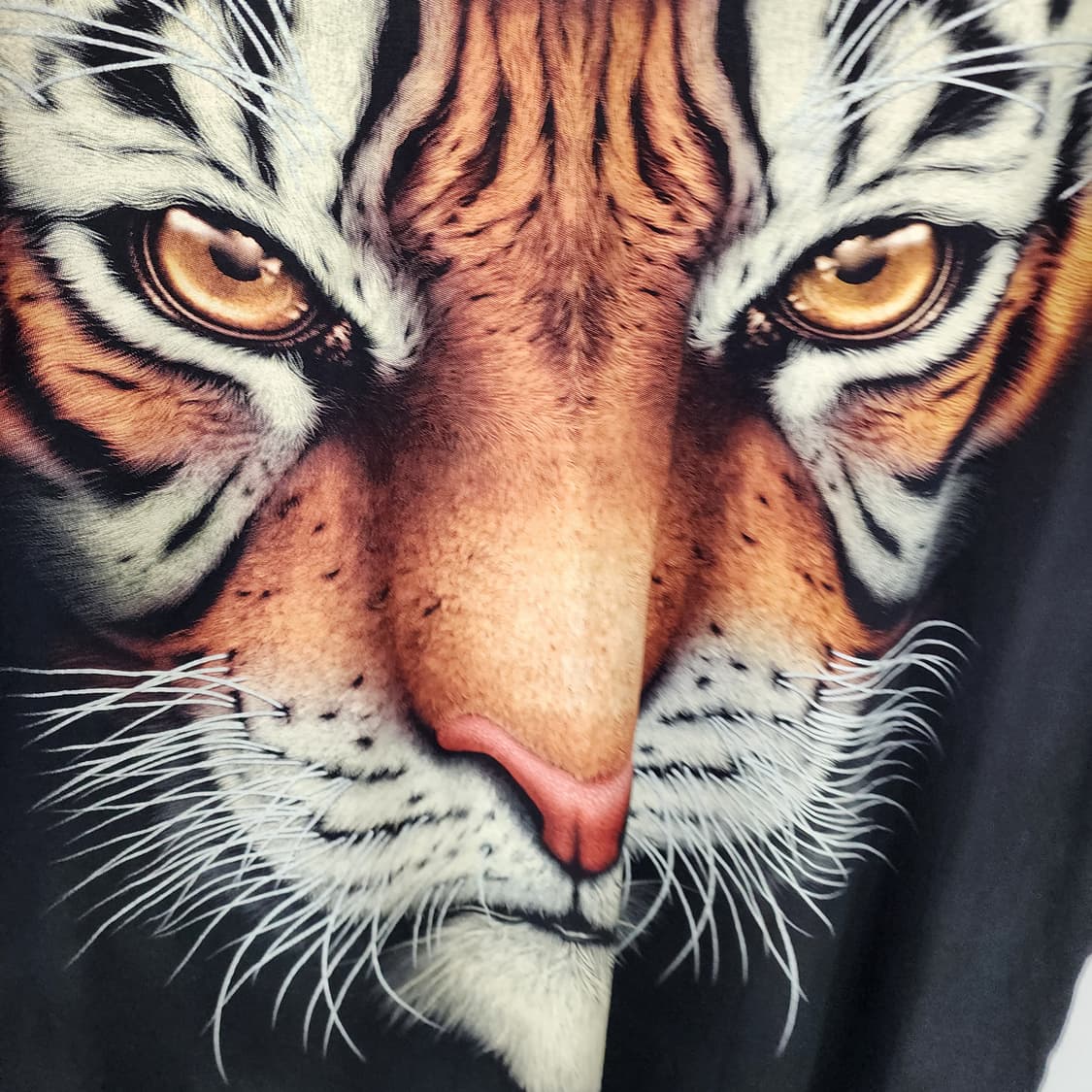 블랙 타이거 프린팅 반팔 티셔츠 상품이미지2