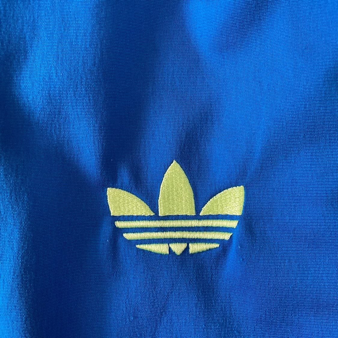 L 아디다스 파이어버드 파랑 라임 트랙탑 져지 희귀 100 상품이미지5
