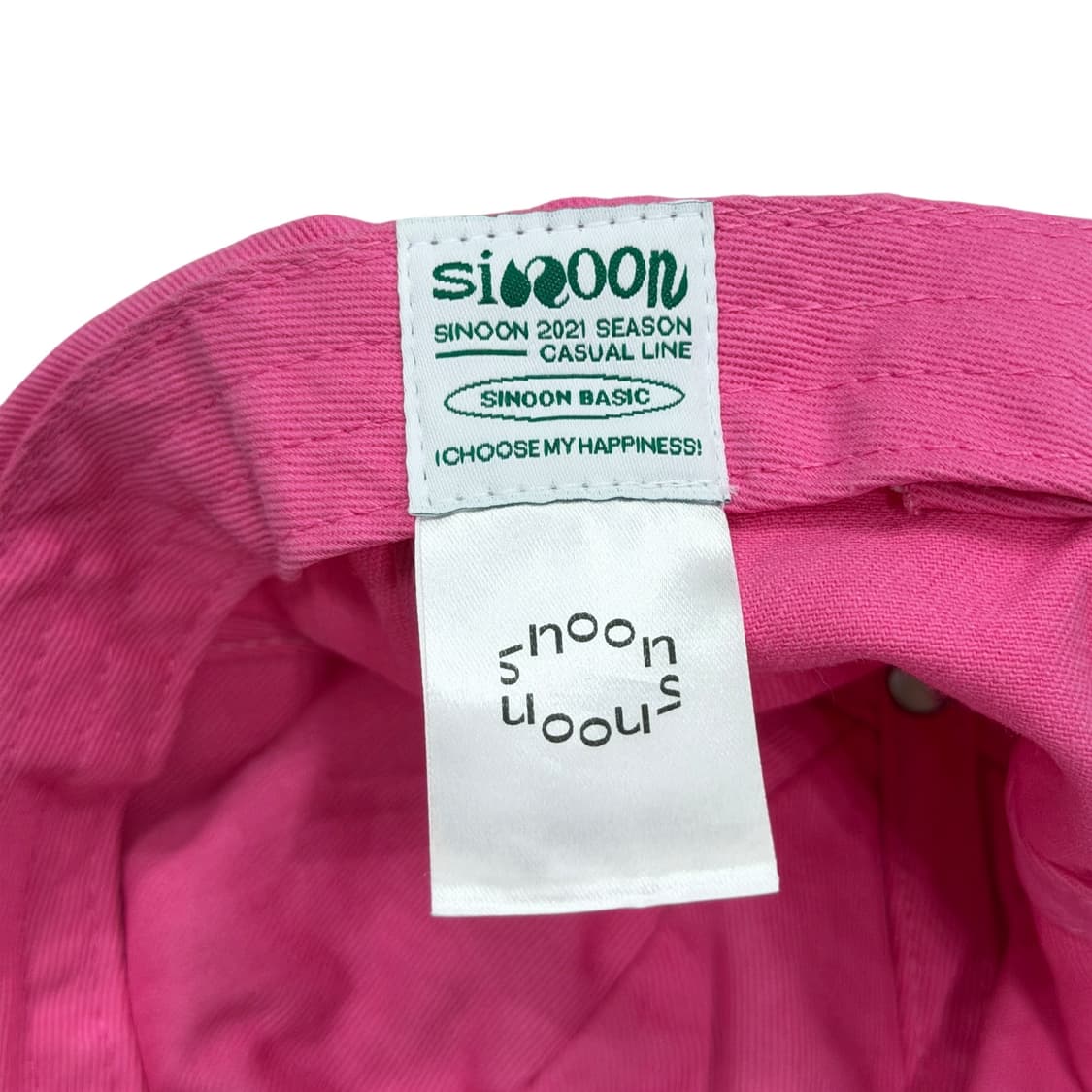 SINOON 시눈 볼캡 모자 핑크 상품이미지4