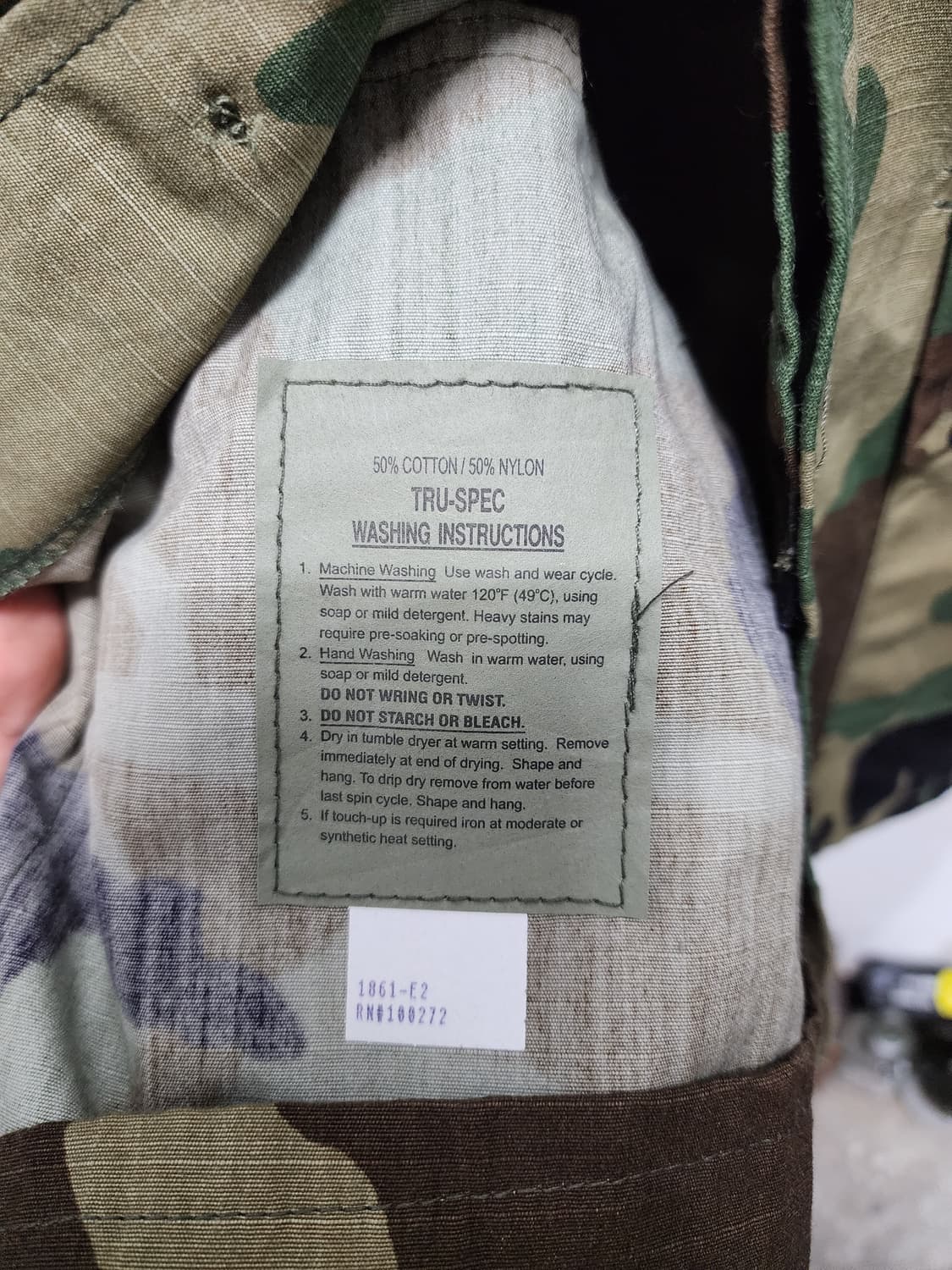 TRU-SPEC 밀리터리 USA BDU 자켓 XL 상품이미지5