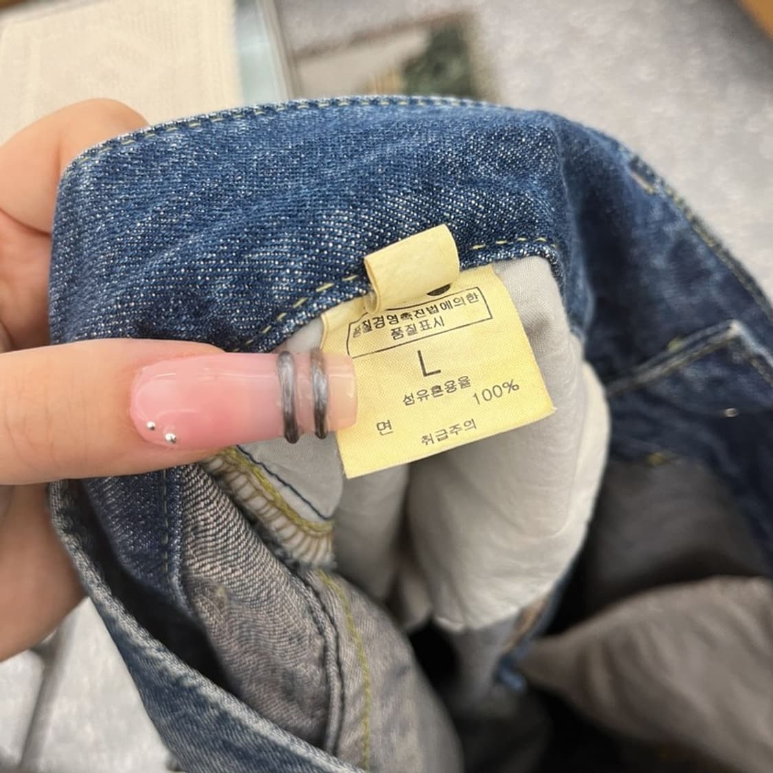 빈티지 올드스쿨 스트릿 펑크 워싱 카고 버뮤다팬츠 L C12206 상품이미지7