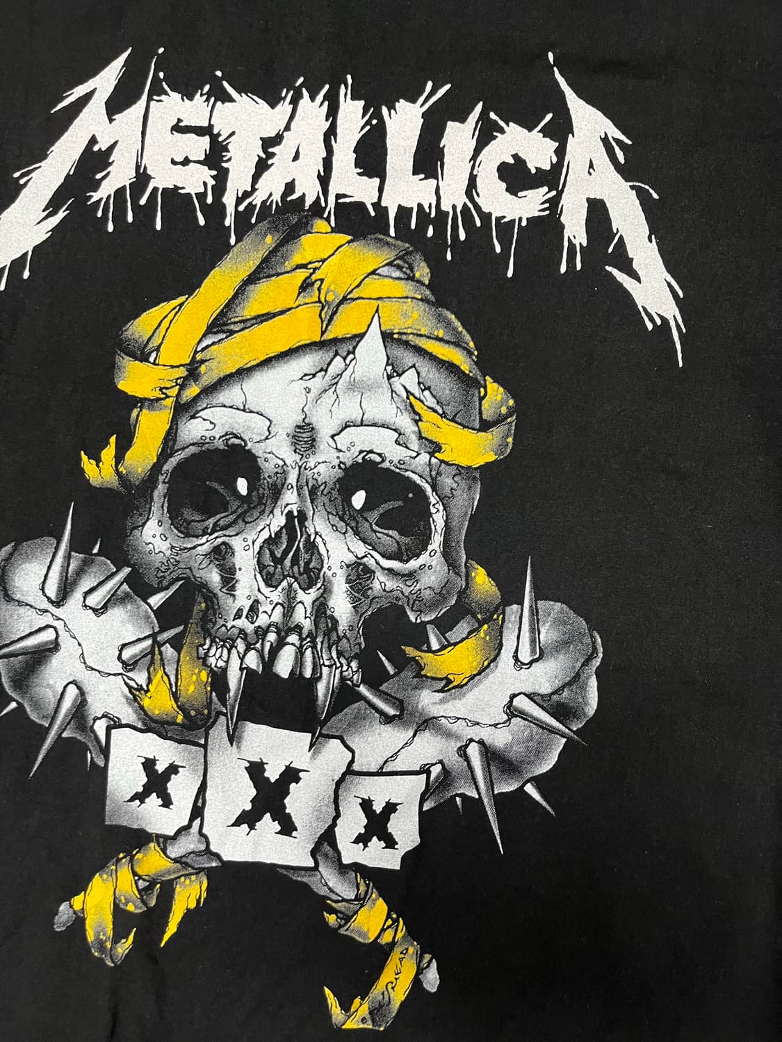 메탈리카 롱슬리브 밴드 티셔츠 XL 상품이미지2