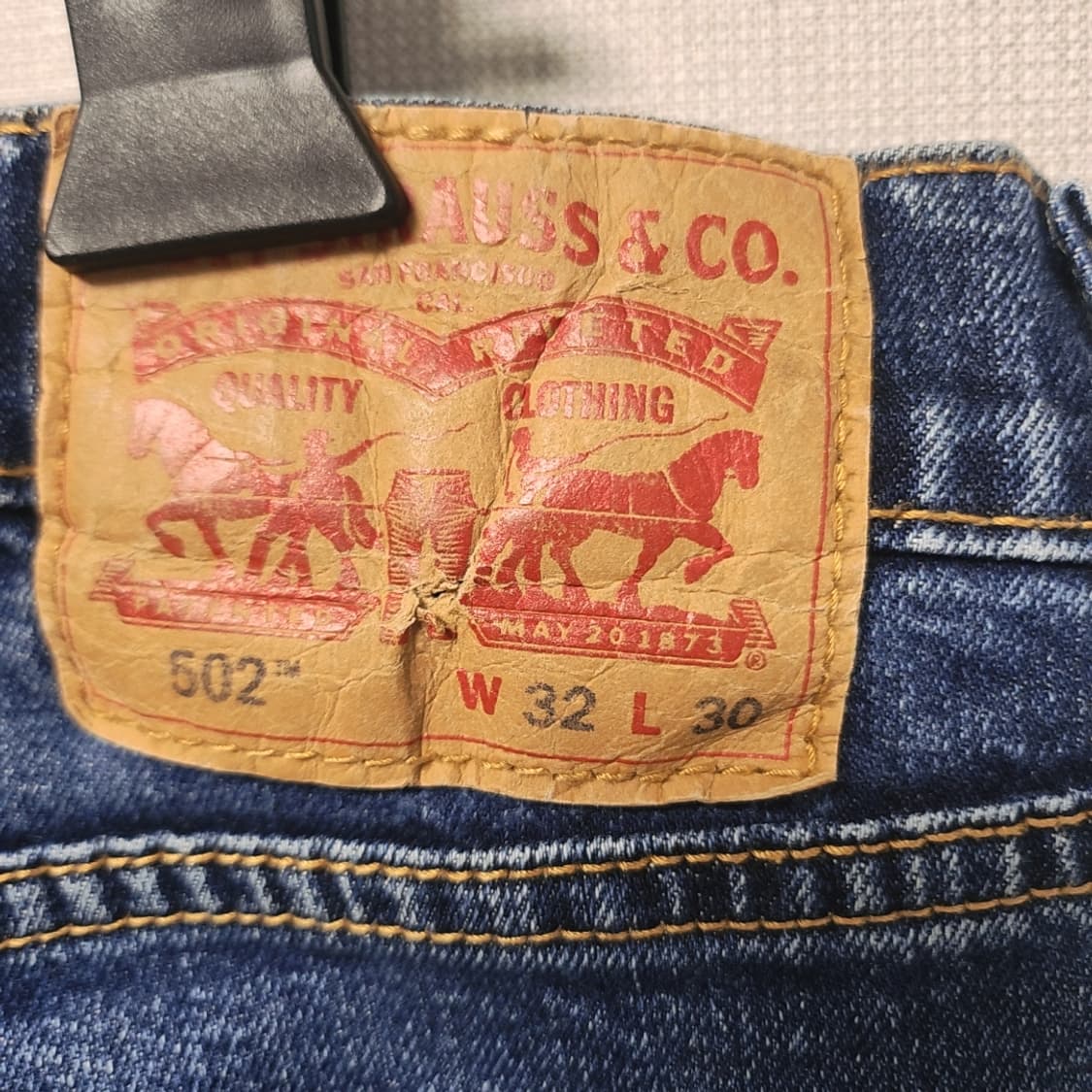 [32] 리바이스 502 청바지 데님팬츠 상품이미지3