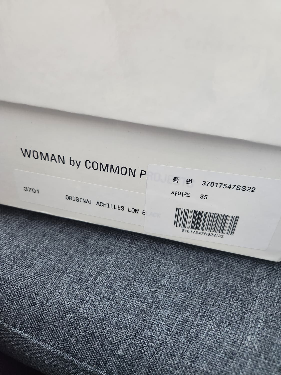 우먼즈 커먼프로젝트 아킬레스로우 우먼즈 블랙 EU 35 상품이미지2
