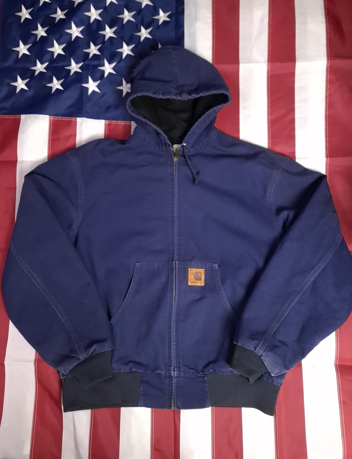 오리지날 구형 미국제조 칼하트 덕액티브 후드자켓 상품이미지1