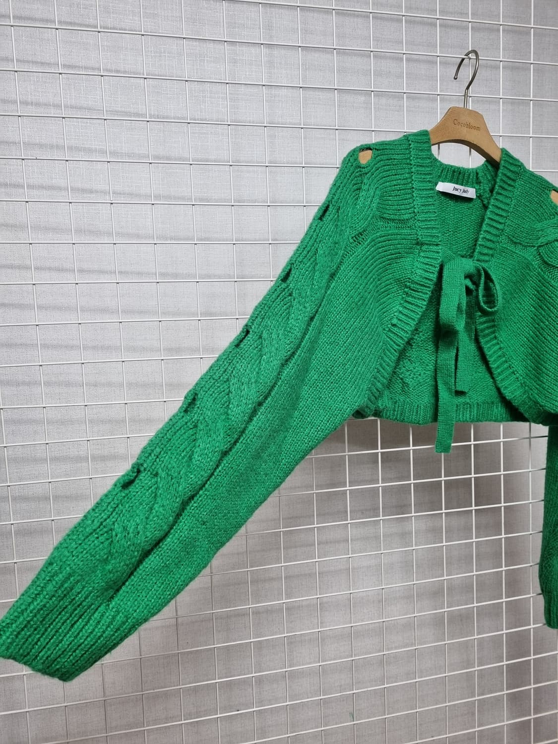 쥬시쥬디 니트가디건 상품이미지3