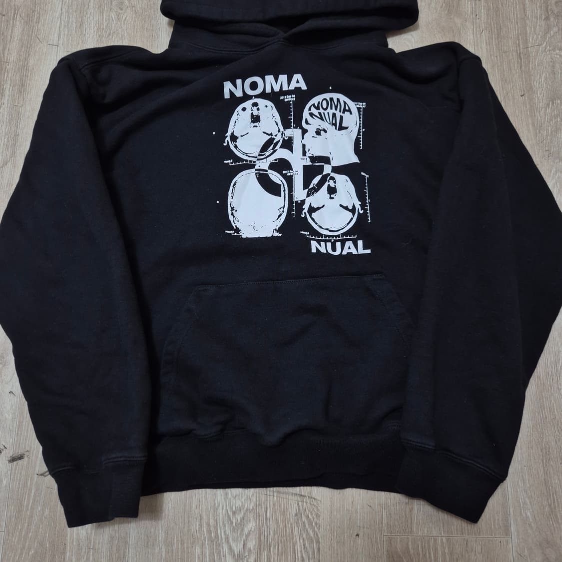 노매뉴얼 MRI 프린팅 후드티 XL(105) 상품이미지3