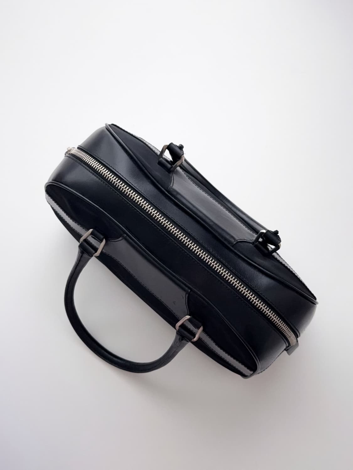 프라다 사이드 로고 볼링백 보스턴백 상품이미지8