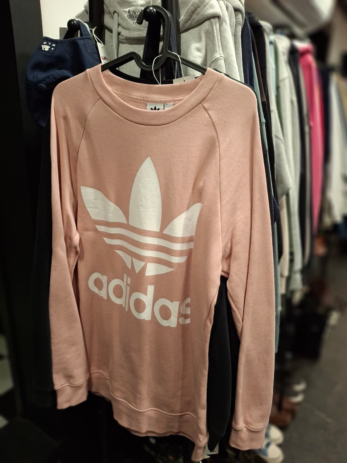 (마지막특가) 아디다스 맨투맨 핑크 m 상품이미지1