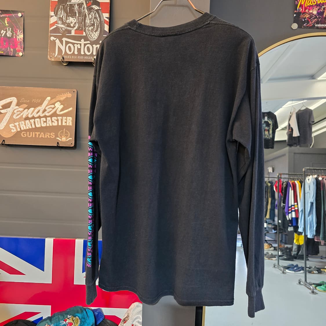 토이머신 빅로고 롱슬리브 블랙 M 오버핏 상품이미지2