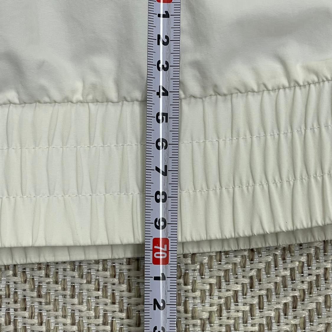 휠라 화이트 반집업 아노락 L 상품이미지9