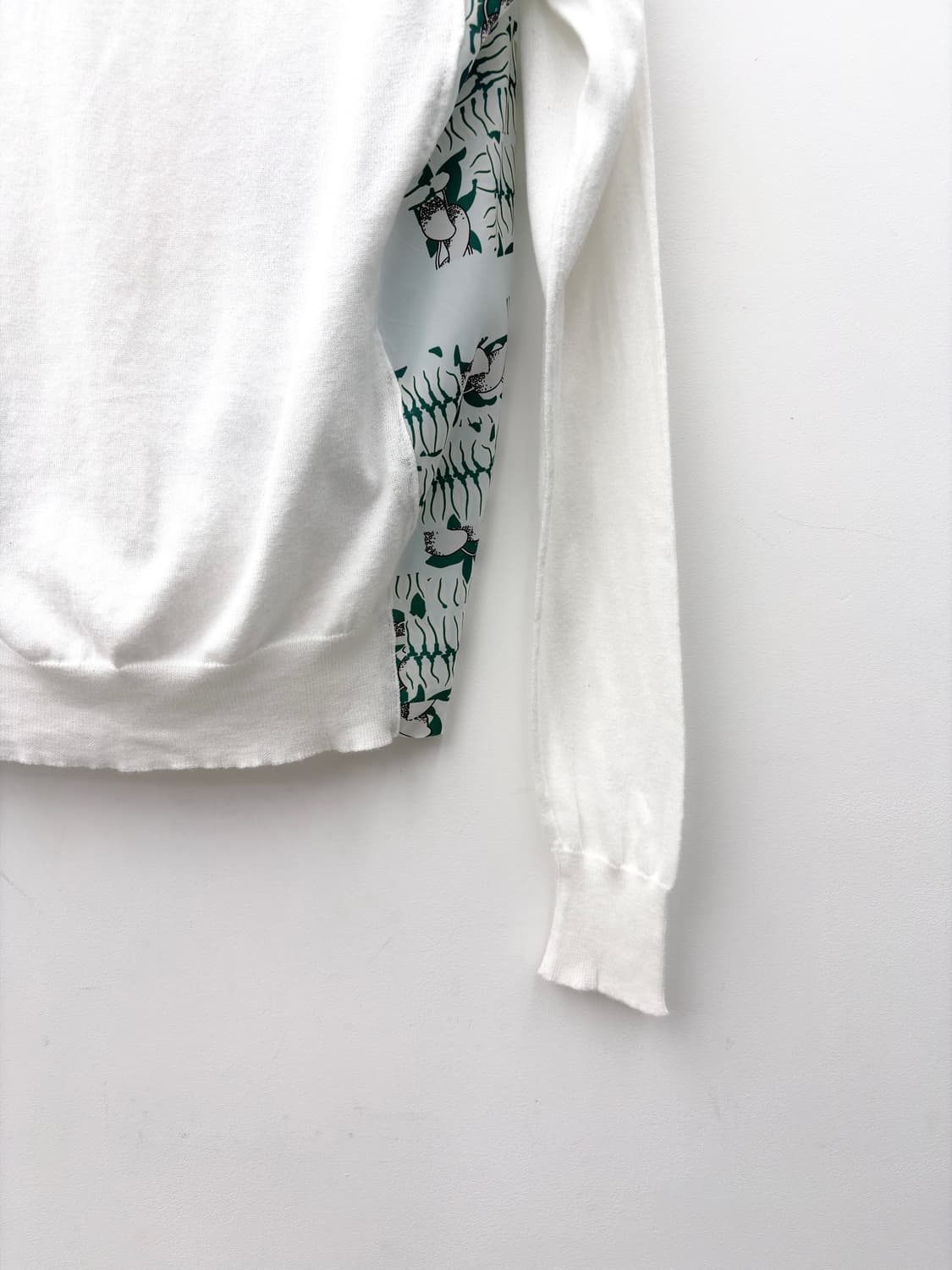 PATTERN CARDIGAN WHITE 상품이미지7