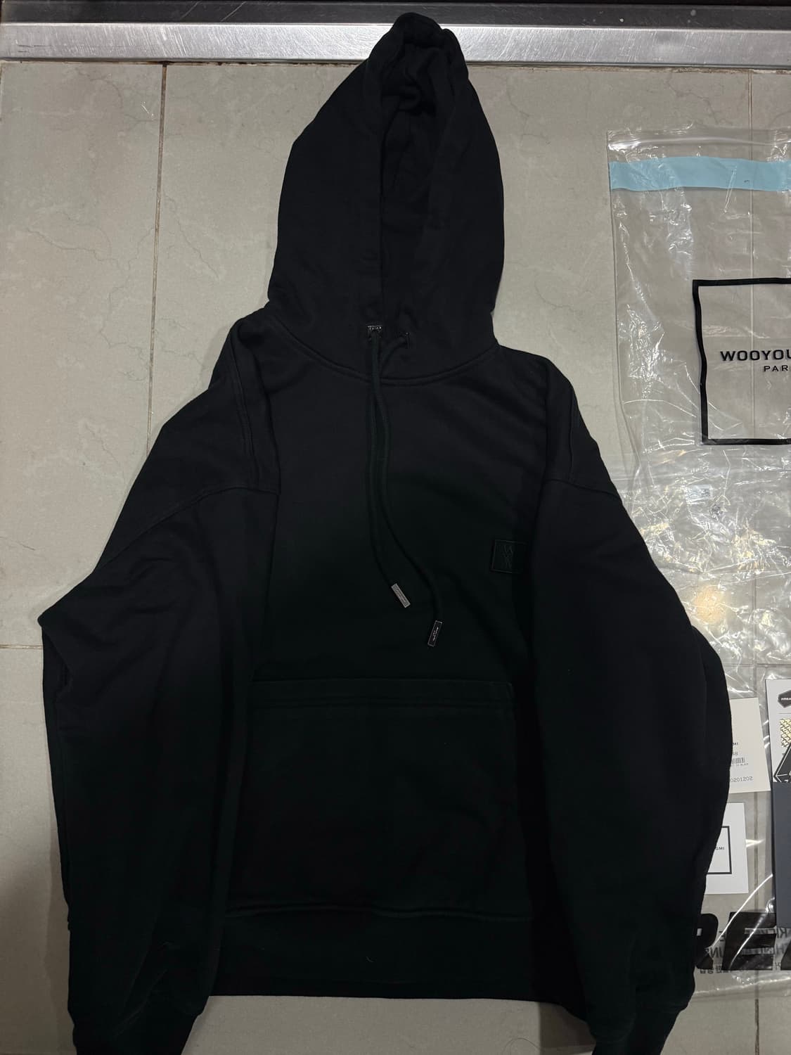 [당일출고,48사이즈] 우영미 플라워 후드티 풀박스 상품이미지4