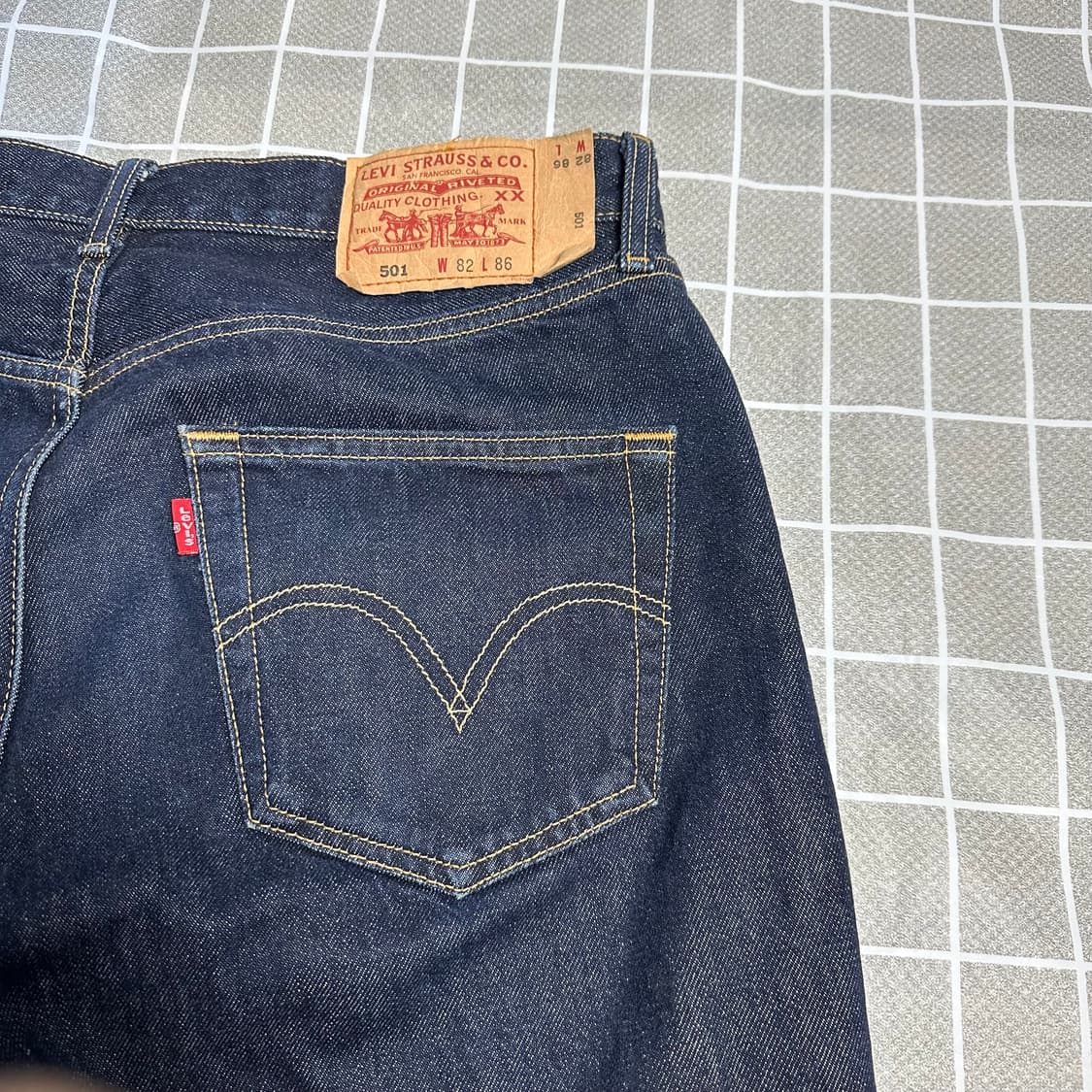 리바이스 501XX 진청 데님팬츠 32/34 상품이미지6