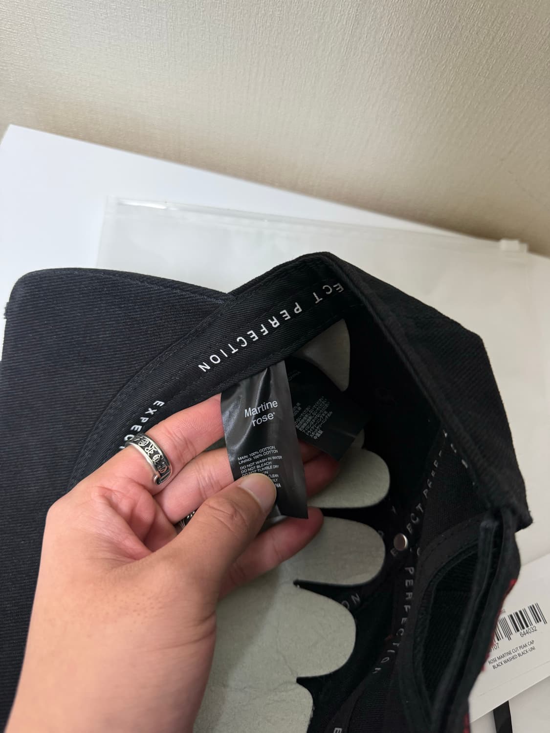 (Os)마틴로즈 디스트레스드 로고 베이스볼 캡 모자 상품이미지3