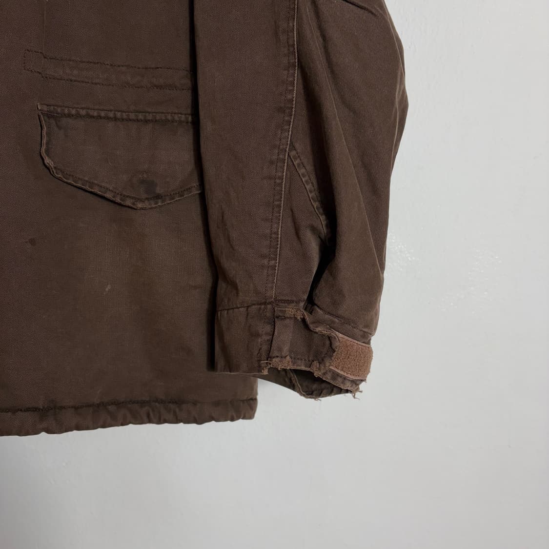 00s 아베크롬비 브라운 빈티지 M-65 야상 자켓(L) 상품이미지5