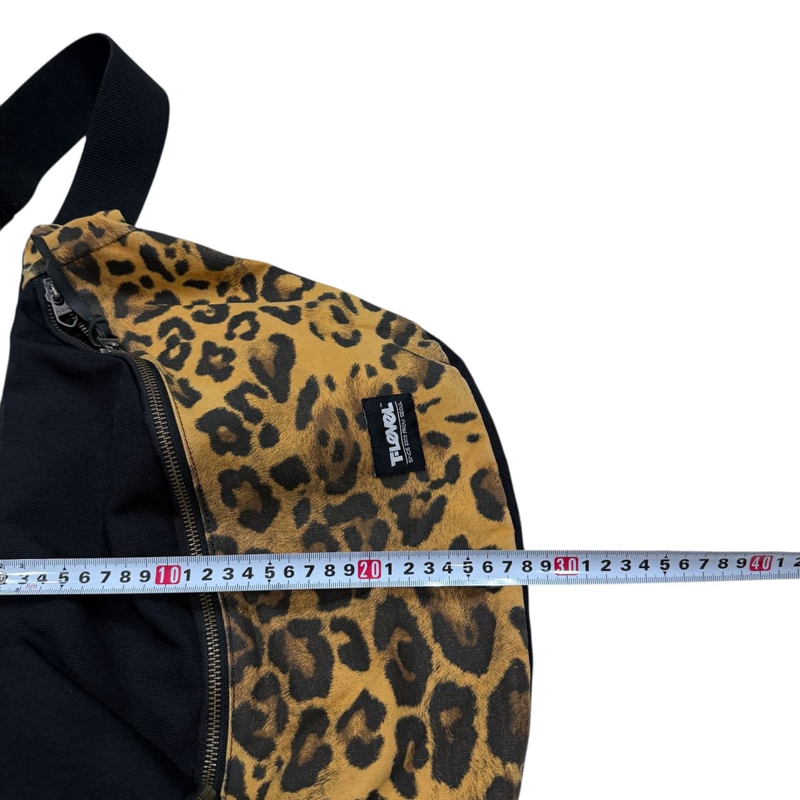 티레벨 레오파드 호피 웨이스트백 힙색 가방 상품이미지5