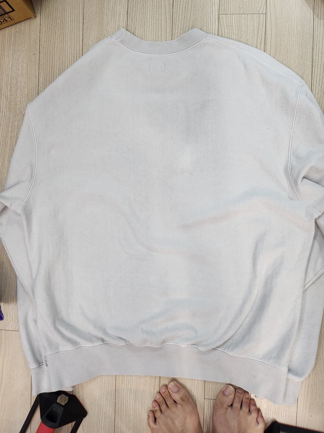 헤리티지플로스 맨투맨 라이트그레이 L 상품이미지2