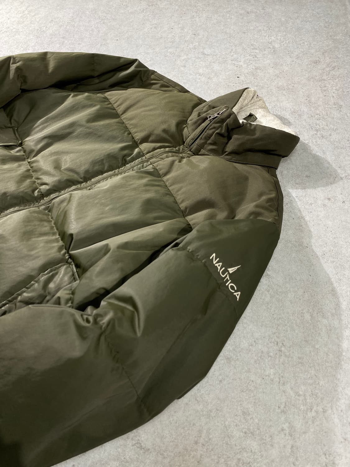 [L] Nautica 노티카 카키 투웨이 덕다운 패딩 상품이미지4
