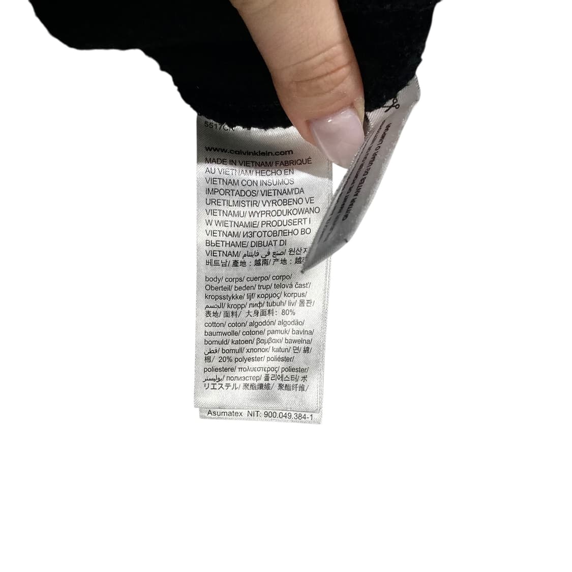 캘빈클라인 진스 블랙 맨투맨 상품이미지4