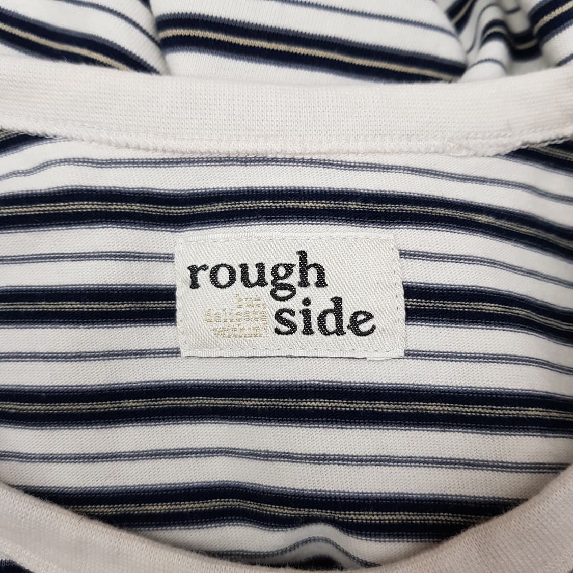 러프사이드(Rough Side) 스트라이프 포켓 반팔 티셔츠 1사이즈 상품이미지4