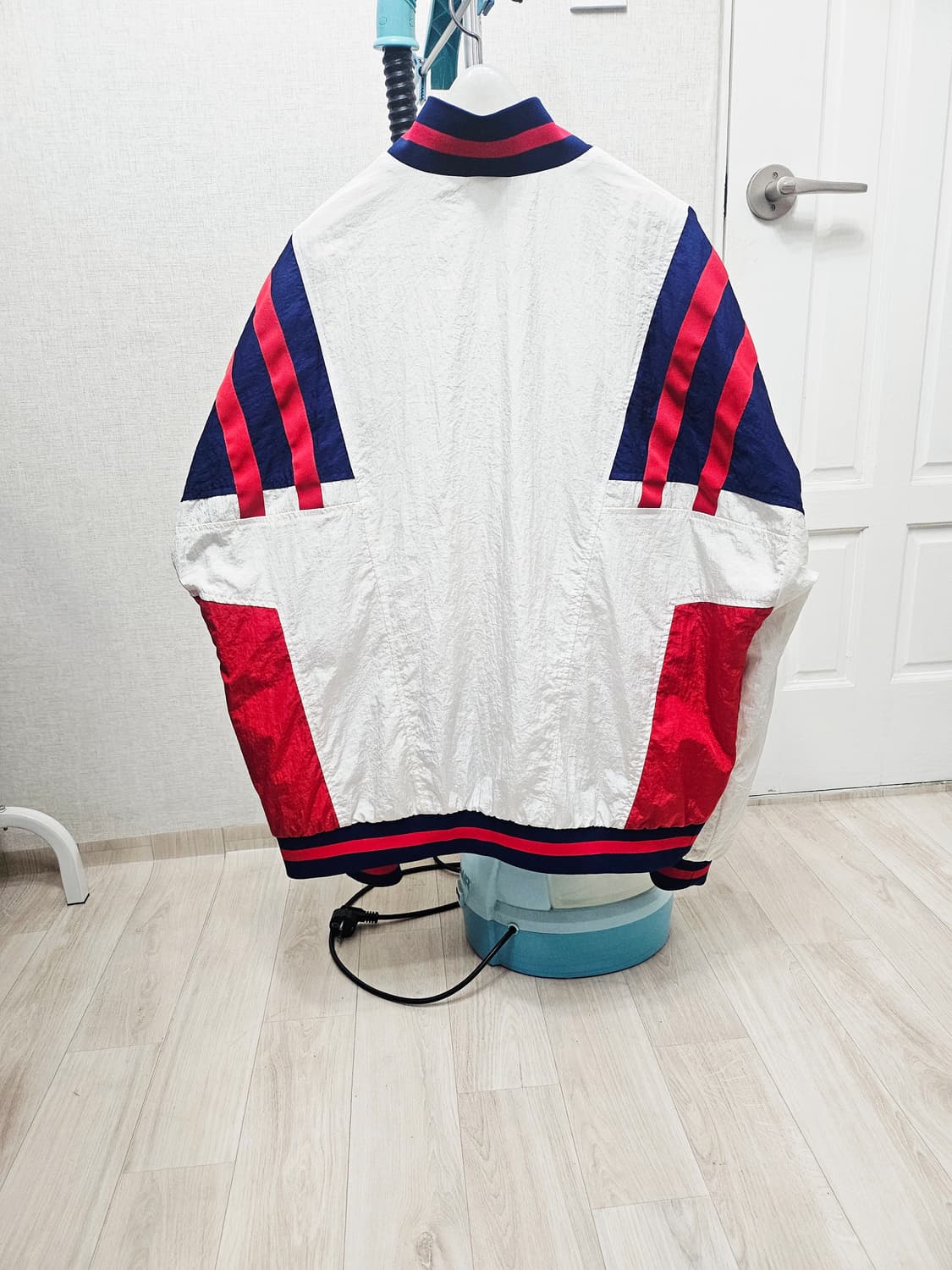 (100~105)L☆우주매물☆나이키1993리이슈[화이트블루]트랙탑바람막이 상품이미지8