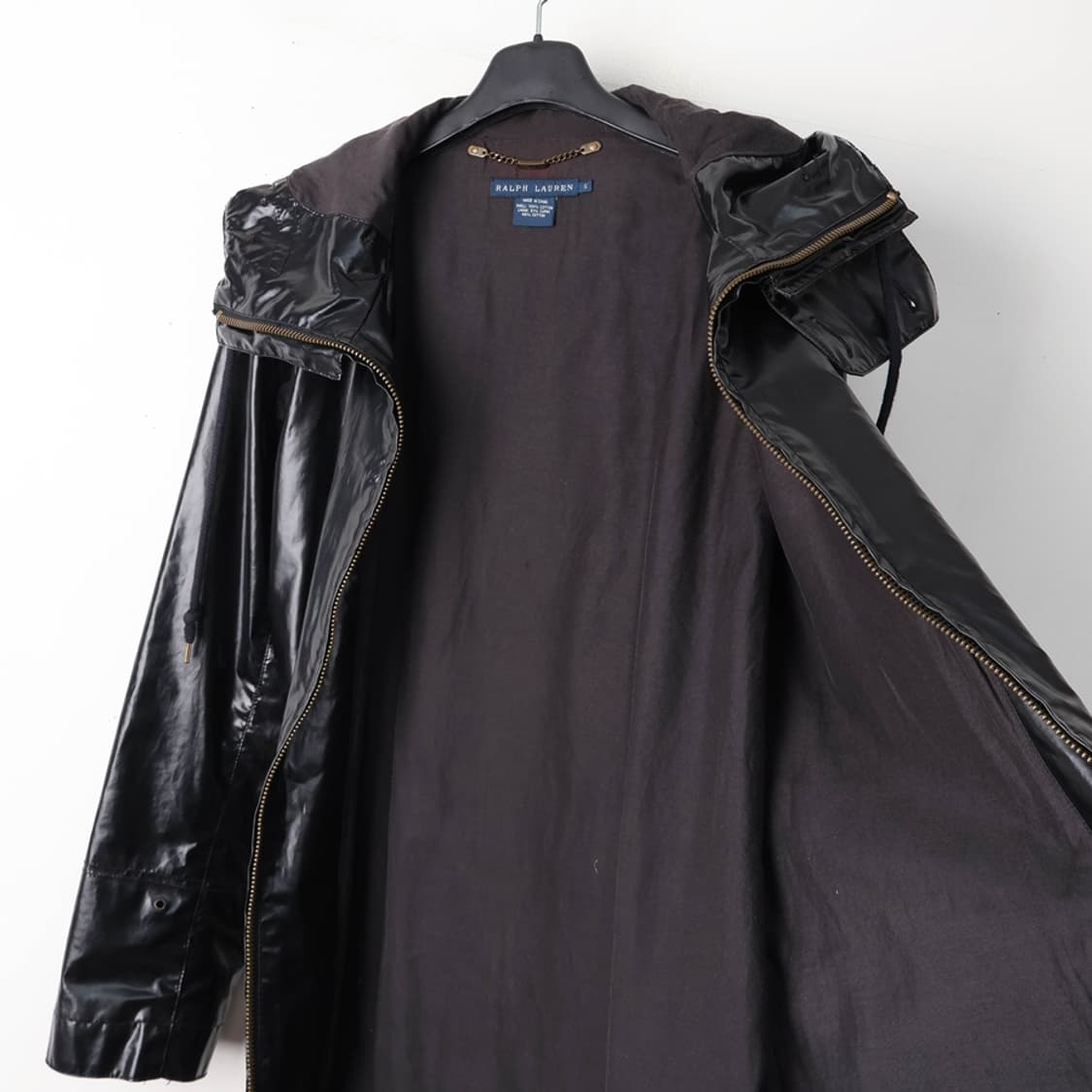 55/폴로 랄프로렌 유광 코튼 후드 집업 자켓 상품이미지7