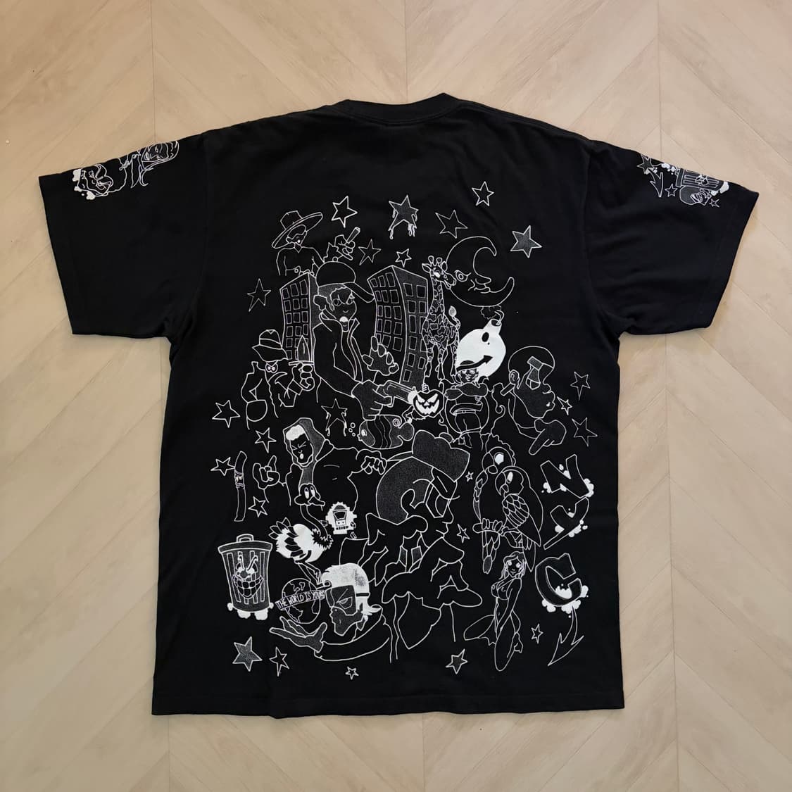 Supreme down town t shirt black 상품이미지2