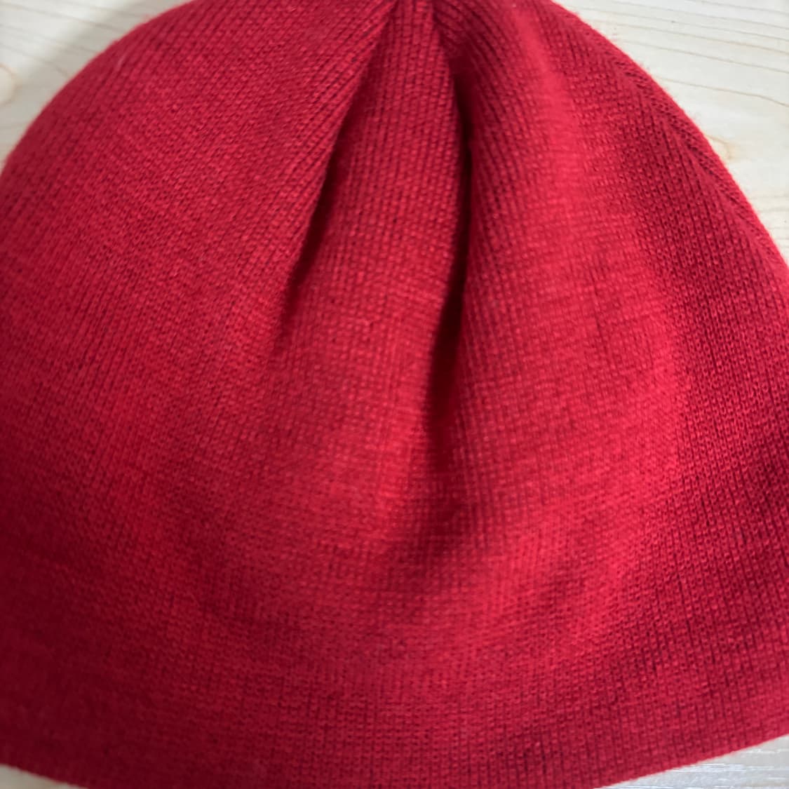 노스페이스 로고 빨강 레드 비니 상품이미지2