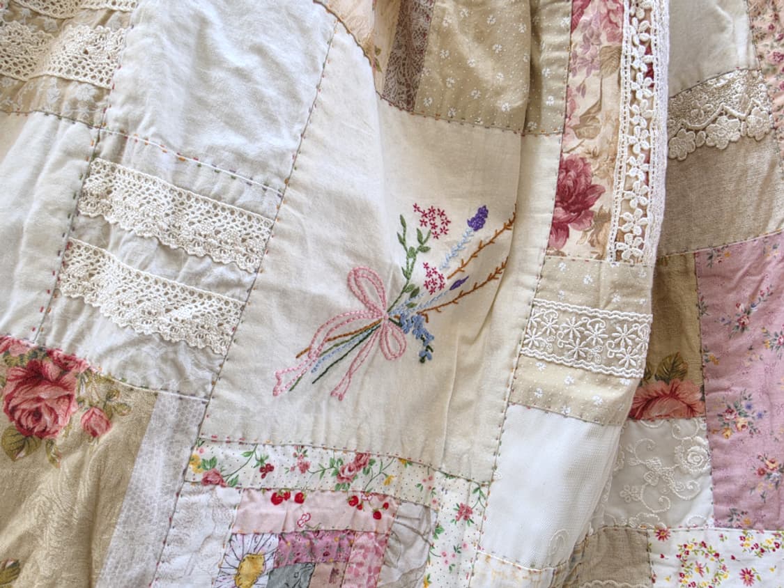 핸드메이드 퀄트 스커트 상품이미지7