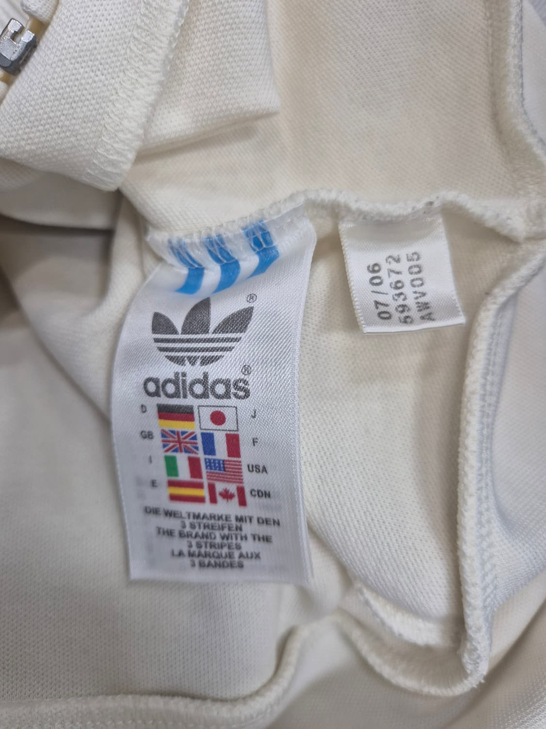 아디다스 파이어버드 흰초 화이트 초록 져지 / 100(정품) 상품이미지4