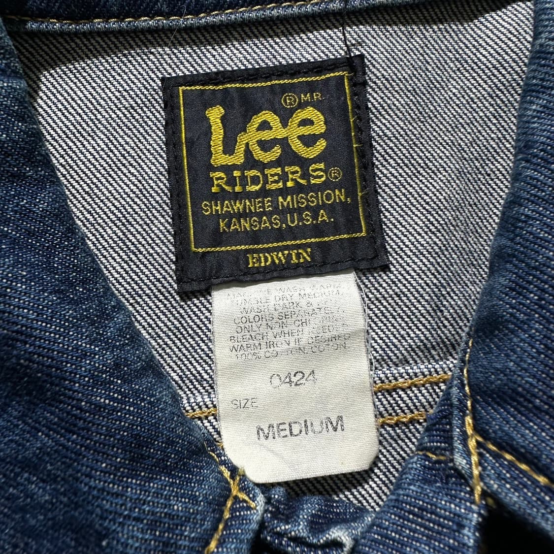 Lee 리 90‘s 라이더스 지쟌 데님 트러커 자켓  상품이미지5