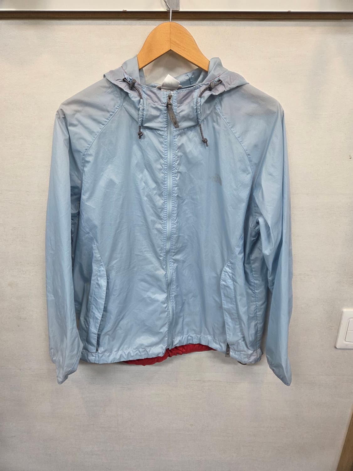 노스페이스 경량 바람막이 나일론 후드자켓 m 상품이미지1