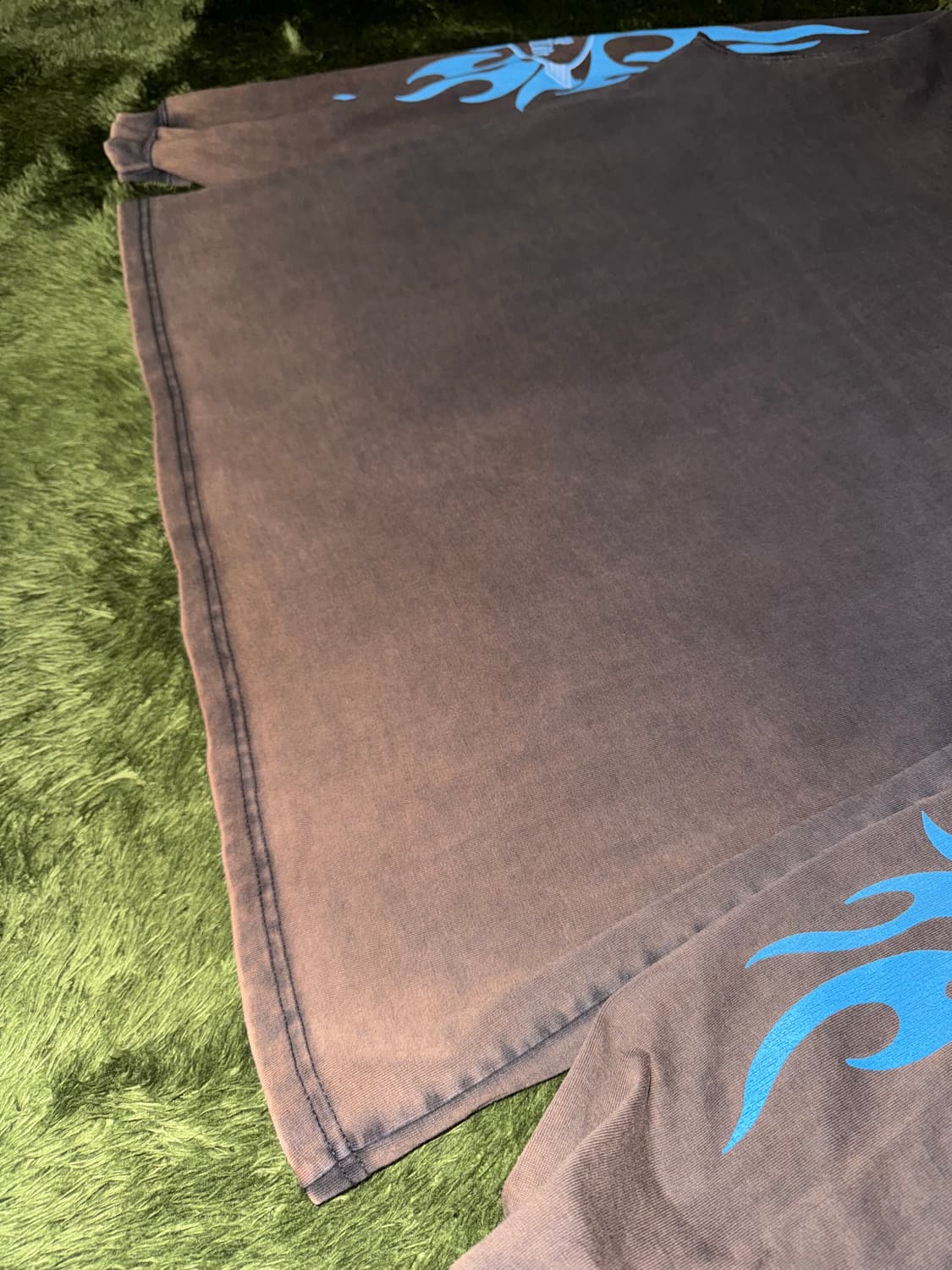 [M] 아웃스탠딩 플레임 그래픽 빈티지 워싱 롱슬리브 상품이미지5