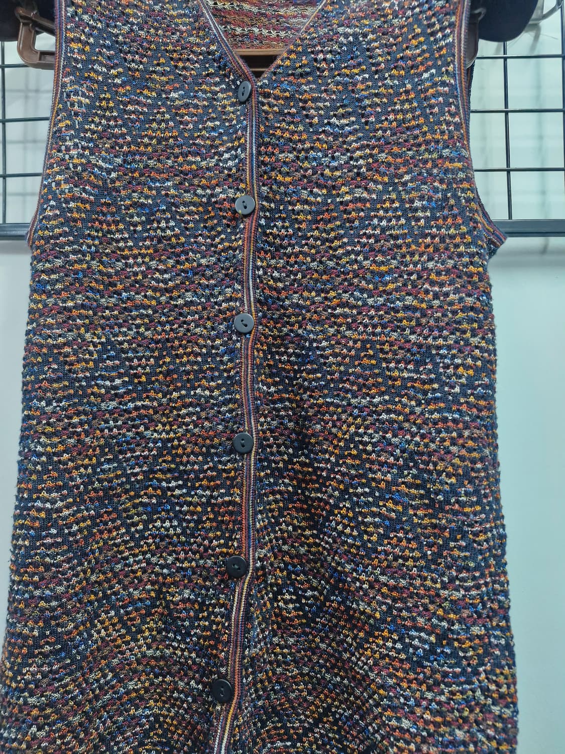 90-95M 미쏘니 스포츠 빈티지 니트 베스트. 상품이미지4