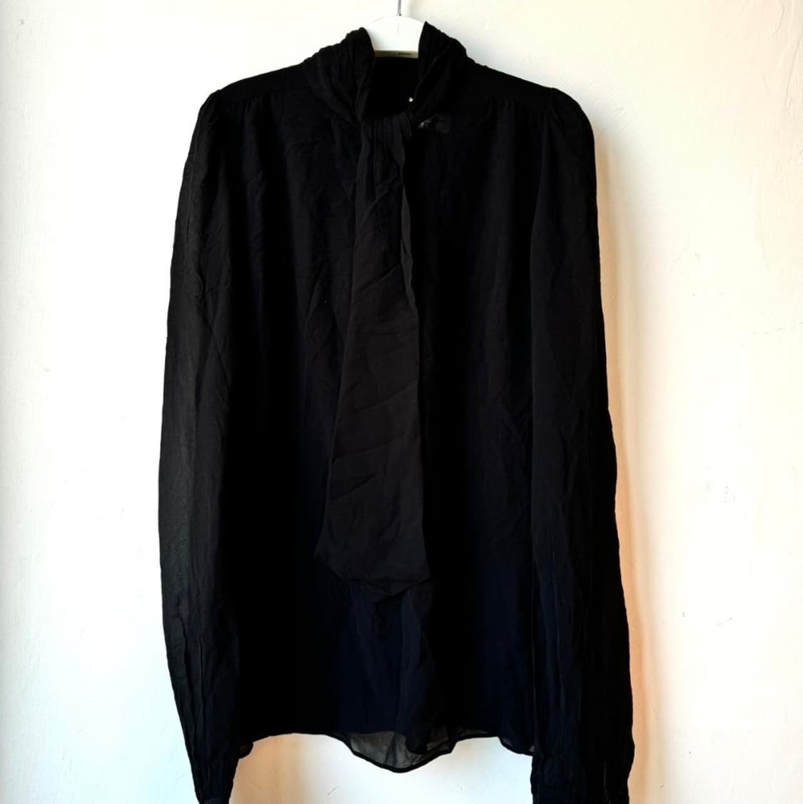 생로랑 타이 블라우스 상품이미지2