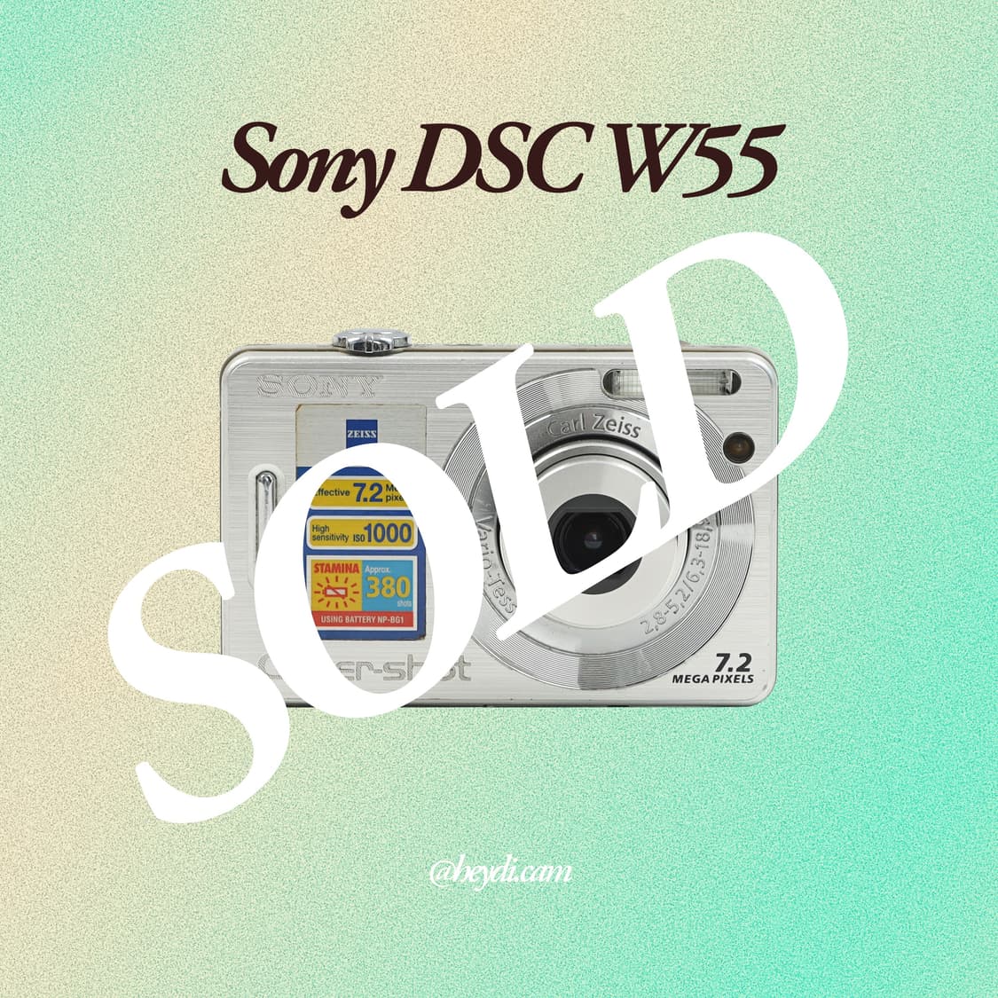 작례,영상O) Sony Cybershot DSC-W55 (소니 사이버샷 상품이미지1